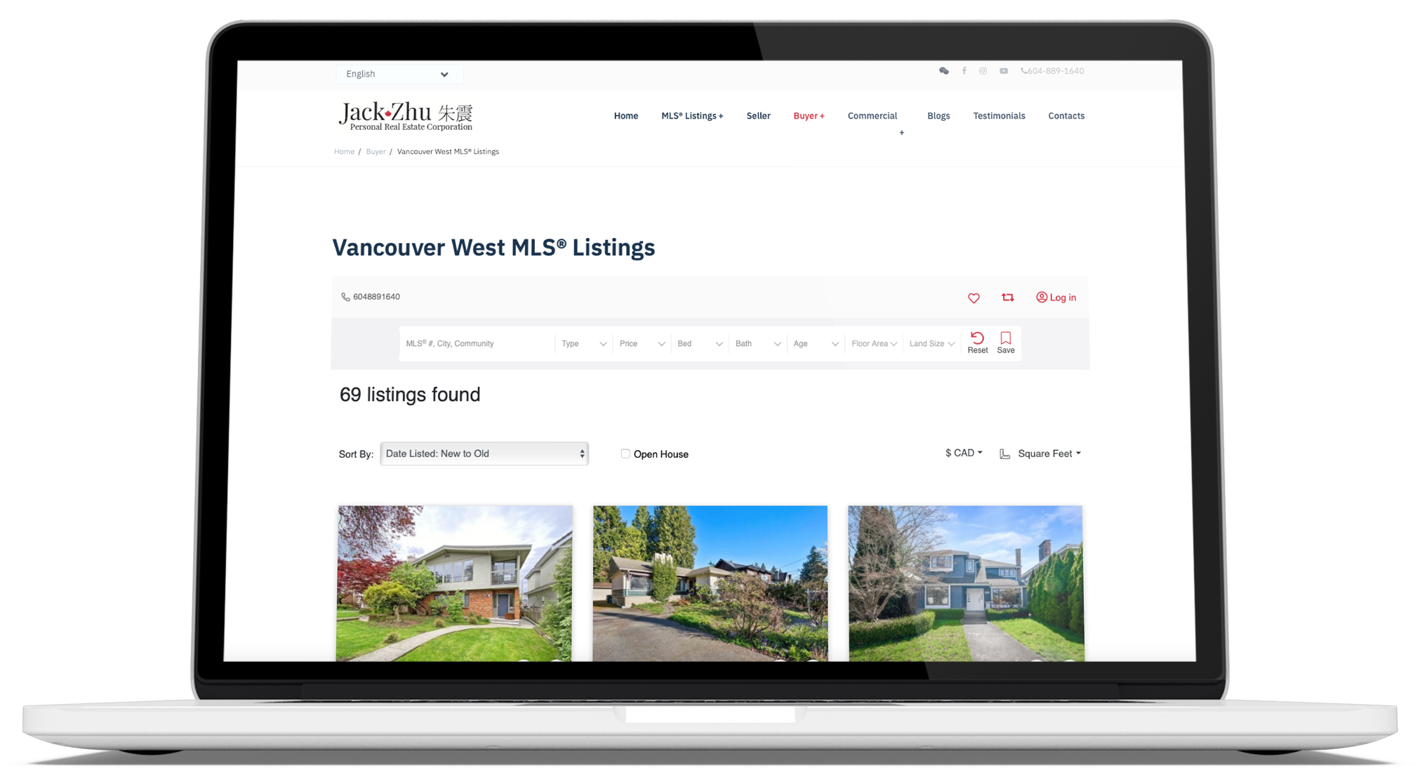 Vancouver MLS® Website Design & Development