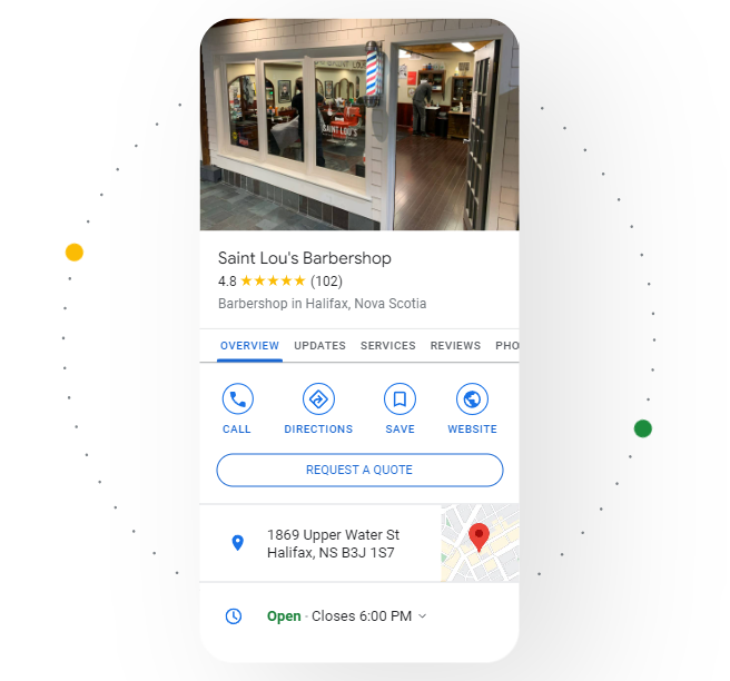 google business profile 於網站設計